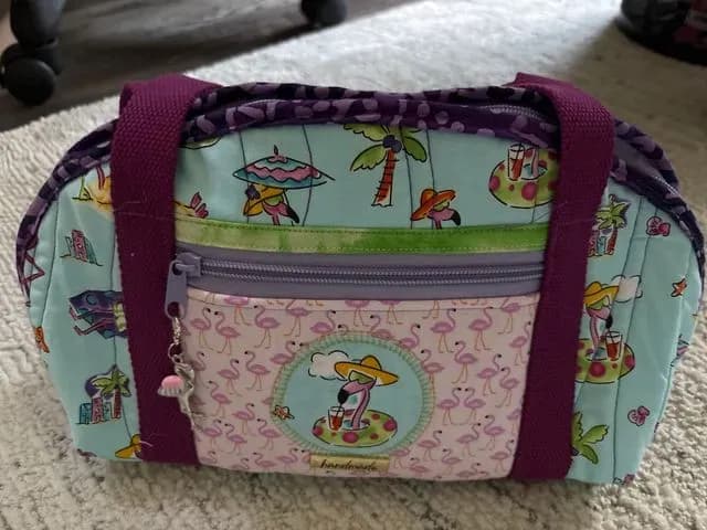 Bag: Flamingo Bag and Herd of Iron Totes