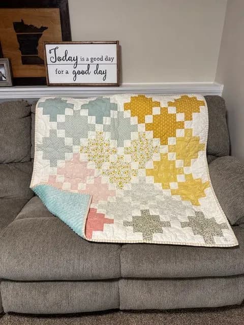 Celtic Crossing 2.0 Baby Girl Quilt