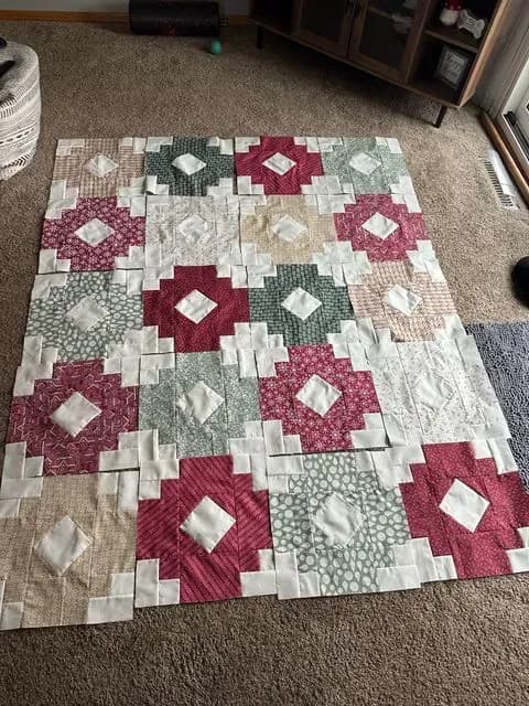 Solstice Lights Christmas Quilt