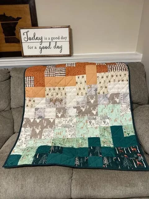 Simple Squares Baby Quilt 2026