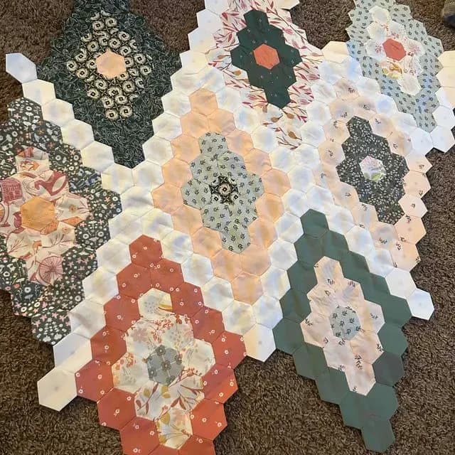 First Hand Pieced Quilt