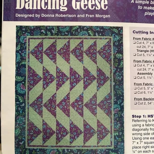 Dancing Geese Quilt