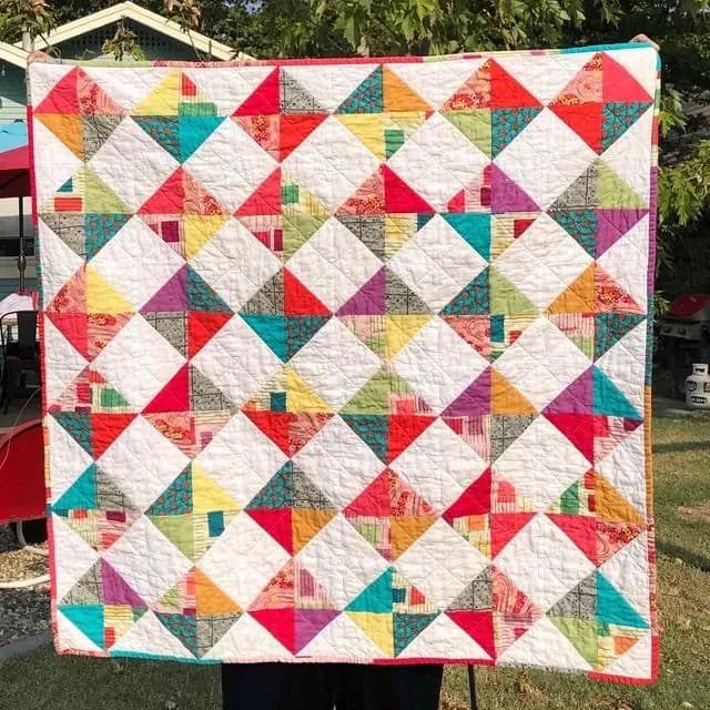 HST Scrappy Baby Quilt