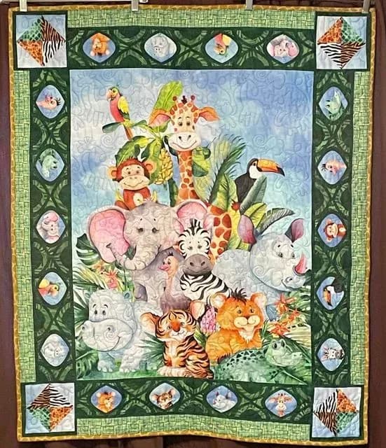 Jungle Friends Baby Blanket
