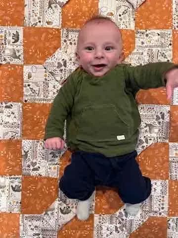 Serged Baby Quilt