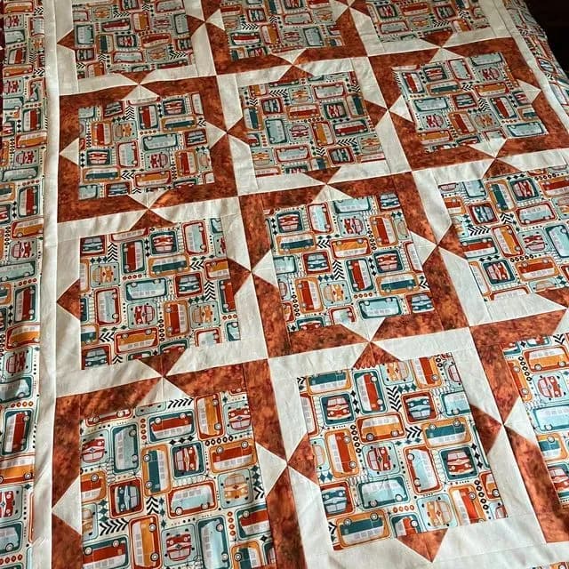 Buses & Balloons 2025 Quilt