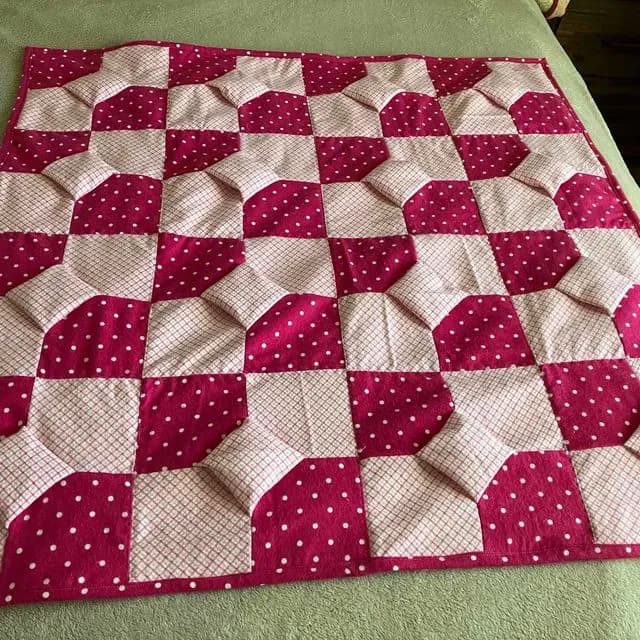 Serged Bow Tie Quilt
