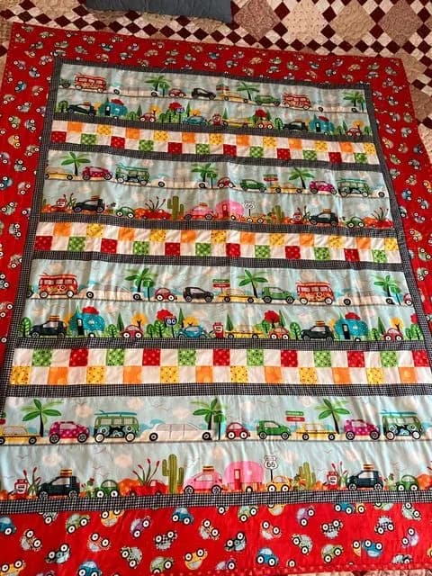 Bus Raffle Quilt