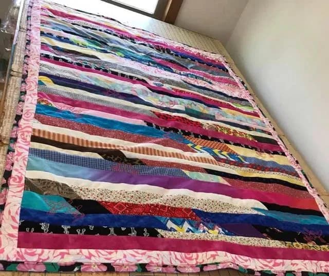 Mom’s Strip Quilt
