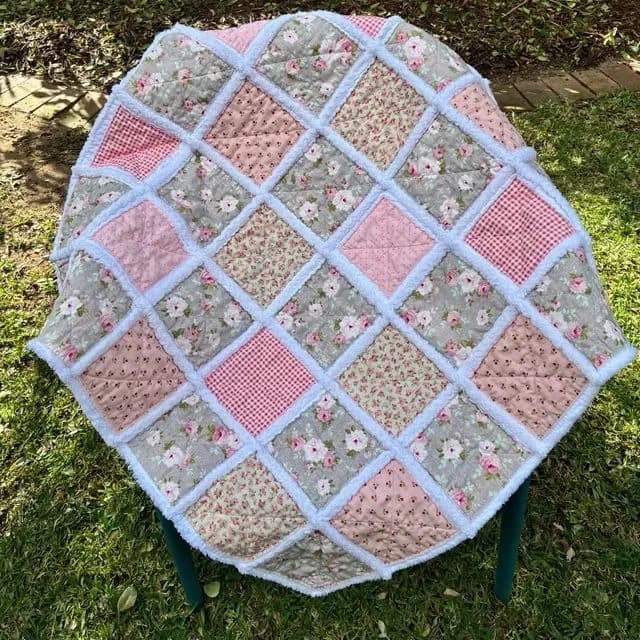 Floral Rag Quilt 2.0