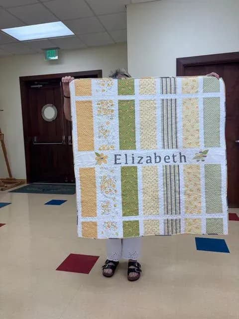 Elizabeth’s baby quilt