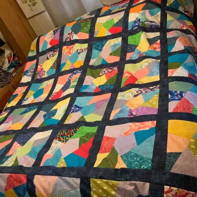 Twin Bed Crazy Quilts And Shams