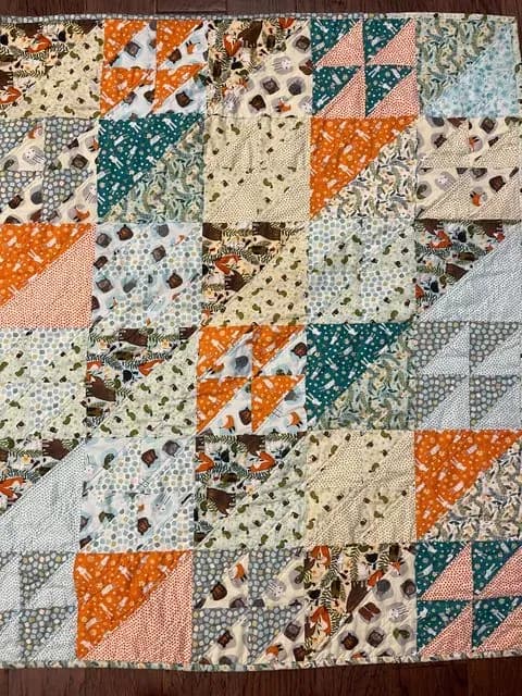 Into The Woods Baby Quilt
