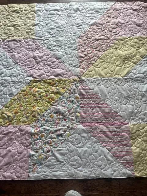 Giant Pink Flannel Star #2