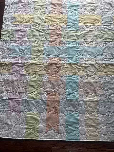 Ribbon Box Baby Quilt