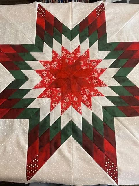 Lonestar Christmas Tree Skirt (practice)