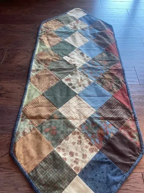 Fall Flannel Table Runner
