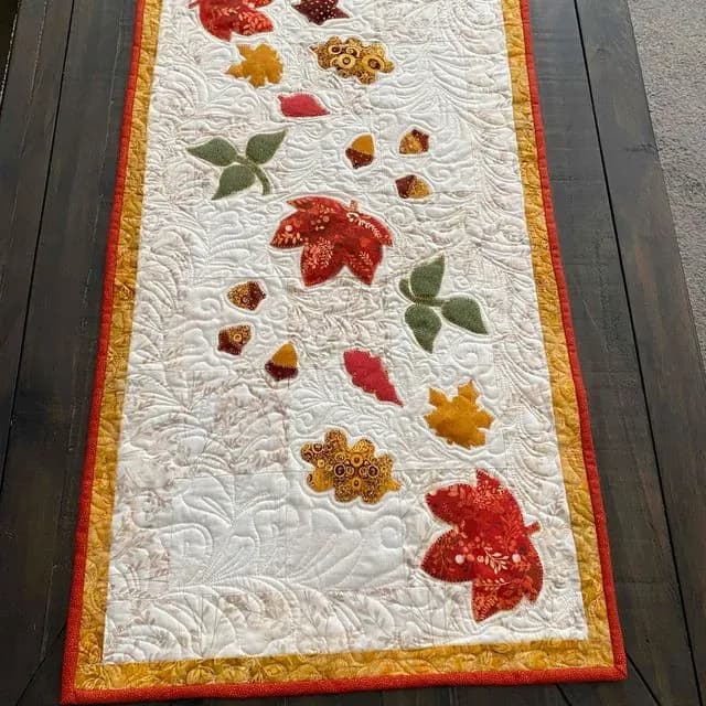 Fall Leaves Table Runner