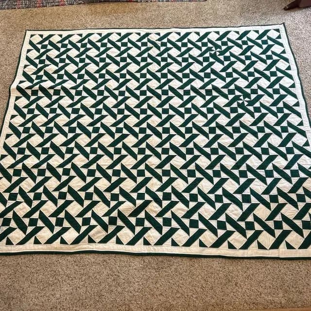 Green And White