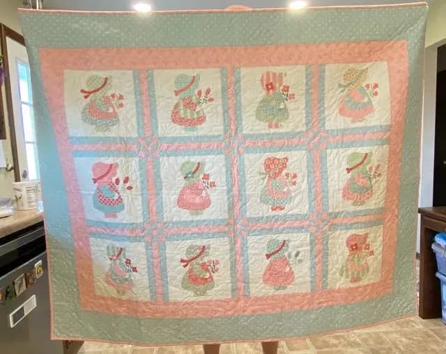 Sunbonnet Sue Panel Quilt