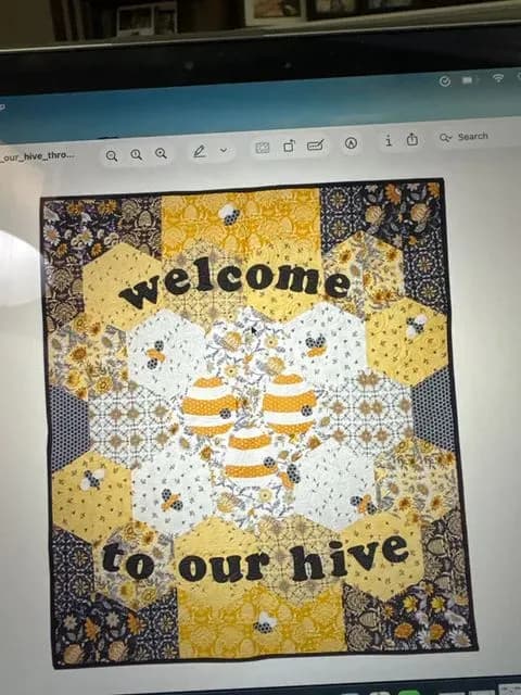 Bee Theme Throw