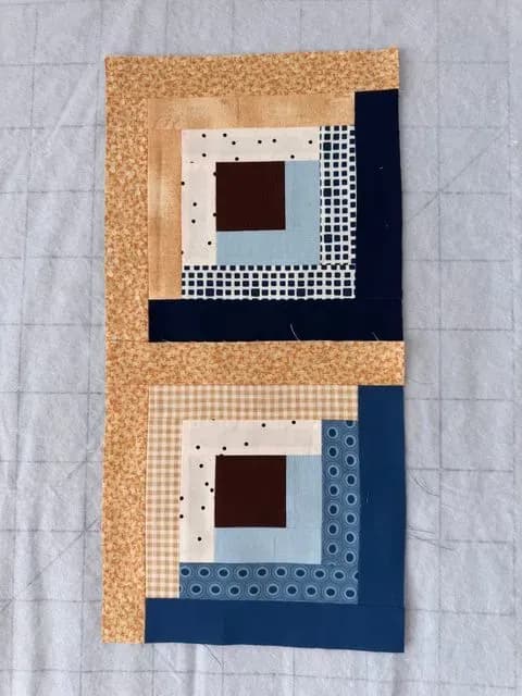 Log Cabin - Quilt In Progress