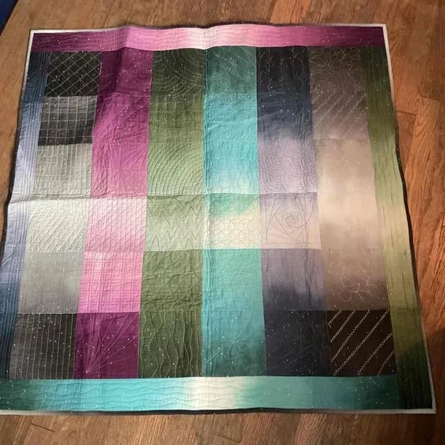 Walking Foot Quilting Class Sample
