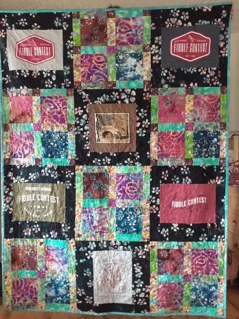 2024 T Shirt Fiddle Quilt