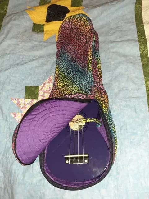 Jo's Quilted Ukulele Bag