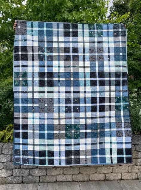 Mini Plaid-ish Blue