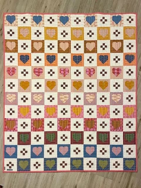 Cozy Checkered Heart