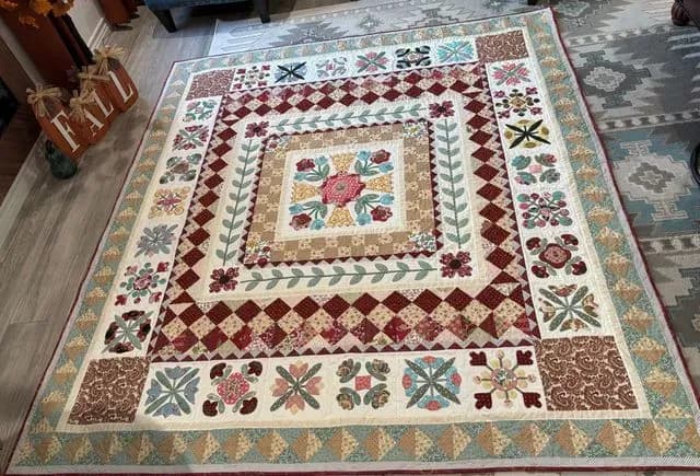 Jane Austen 250th Anniversary Quilt