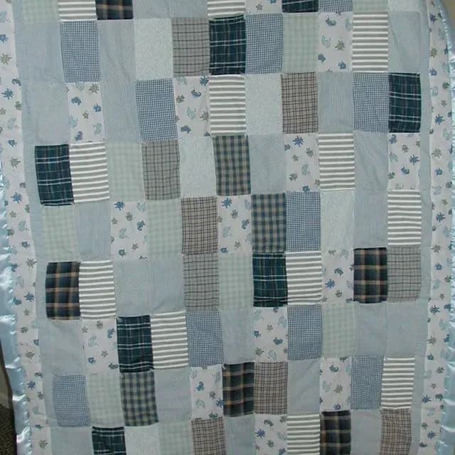 022 Baby Blue Patchwork