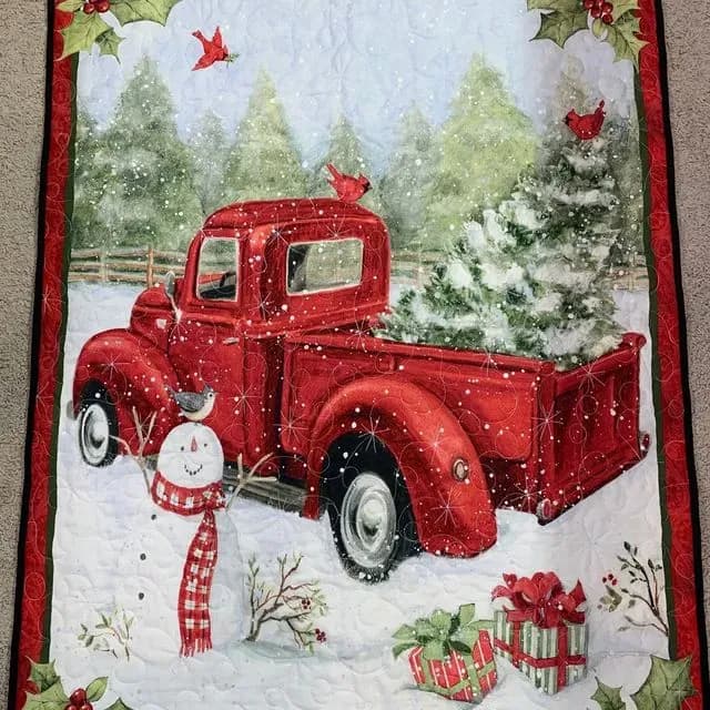 Christmas Red Truck
