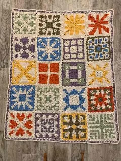 086 Crochet Sampler Cascade