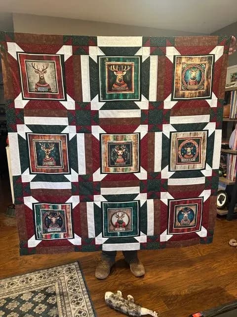 Christmas Panel Quilt