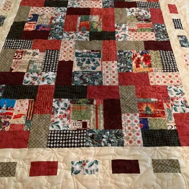Vintage Christmas Throw