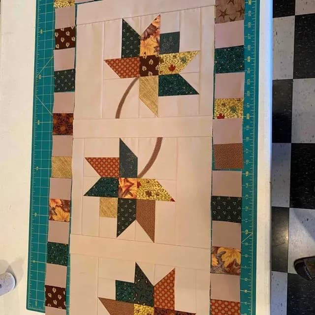 Fall Leaves Table Runner