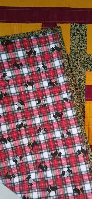 Cozy Scotty Dog Plaid