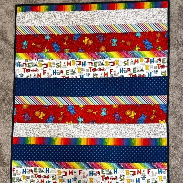 Scrappy quilt