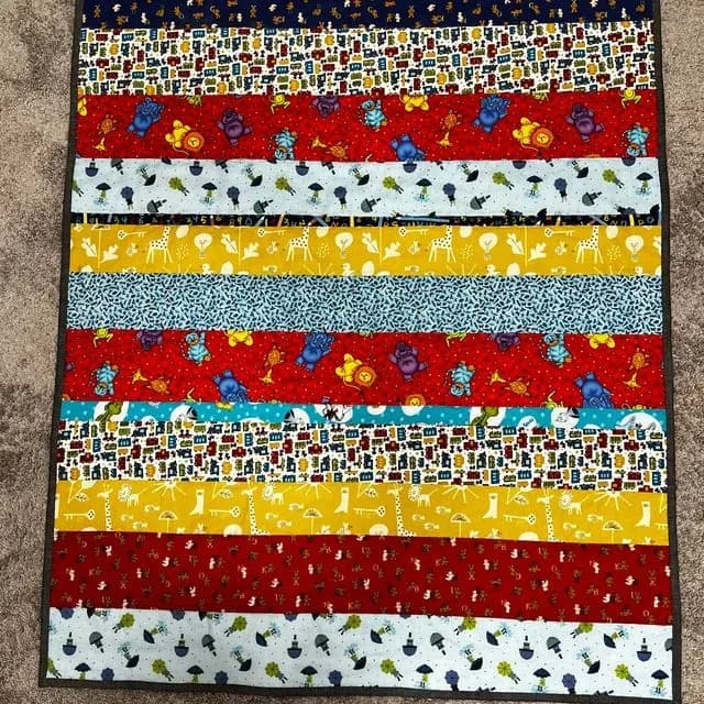 Scrappy quilt