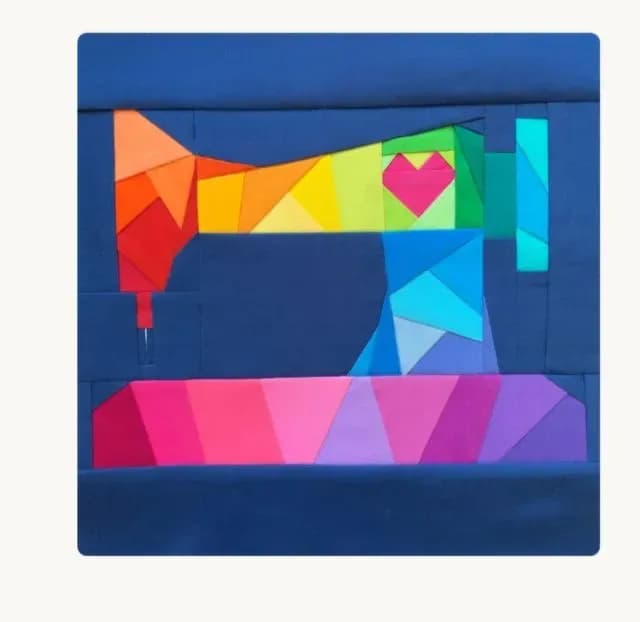 Sewing Machine Mini Quilt