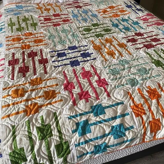 Bryan’s and Lisa’s Wedding Quilt
