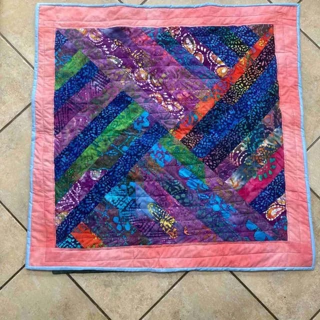 Jelly Roll Baby Quilt #5