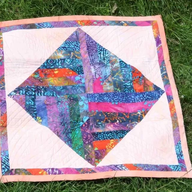 Jelly Roll Baby Quilt #3