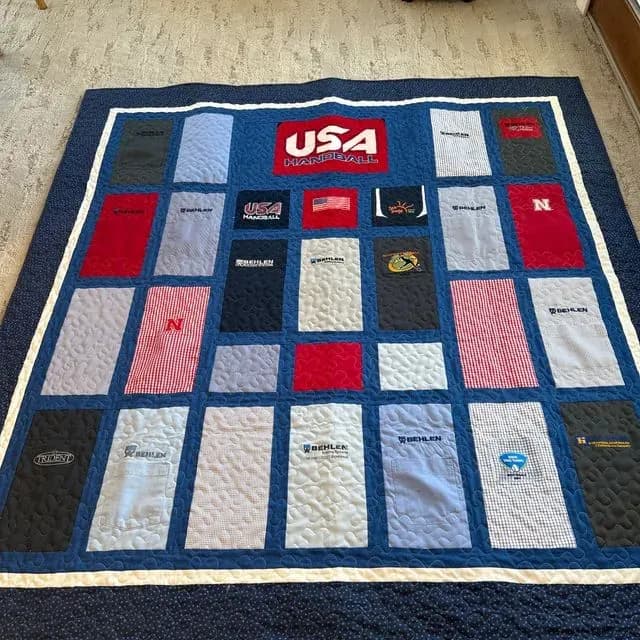 Memory quilt For Matt