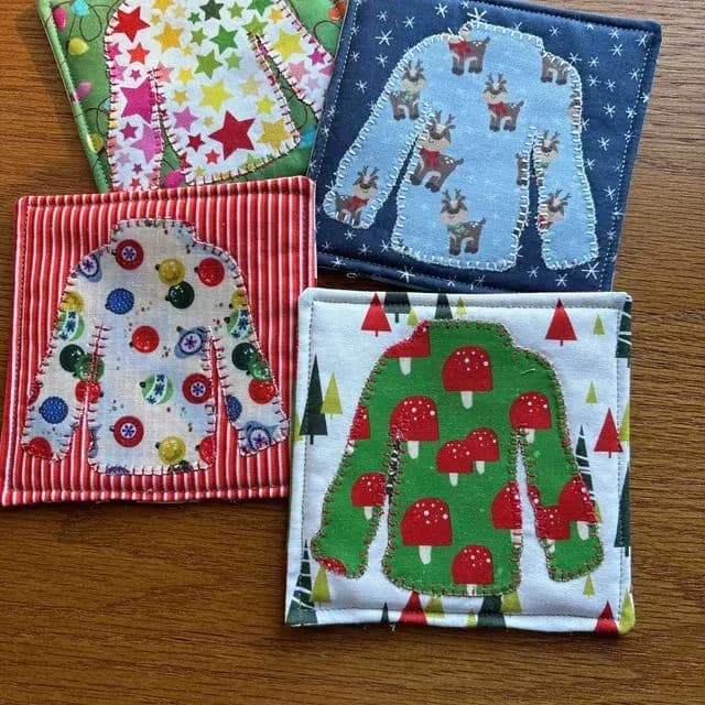 Ugly Sweater Coasters