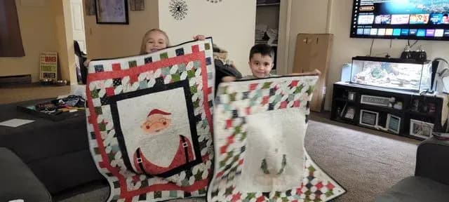 Gifted -Two Christmas Quilts