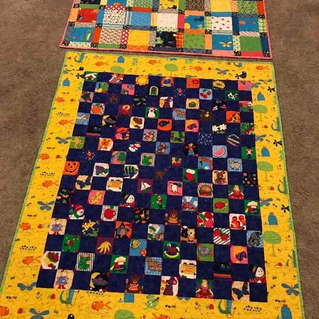 I Spy Baby Quilt