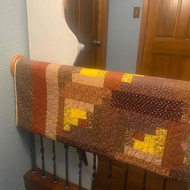 Mama’s Log Cabin Quilt